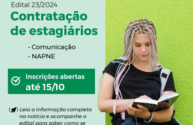 Inscrições para estágios no IFRS Campus Viamão